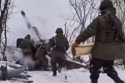 В зоне СВО сняли на видео работу артиллерийского расчета с 4 родными братьями-воронежцами