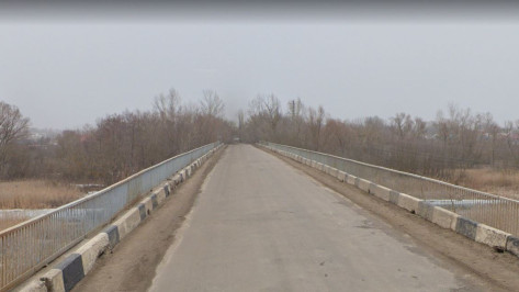 Проект капремонта моста через реку Битюг в воронежском селе будет стоить до 3,9 млн рублей