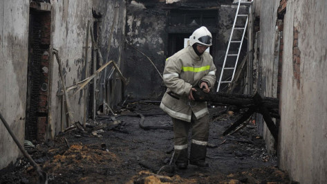 В Воронежской области 66-летний мужчина погиб во время ночного пожара