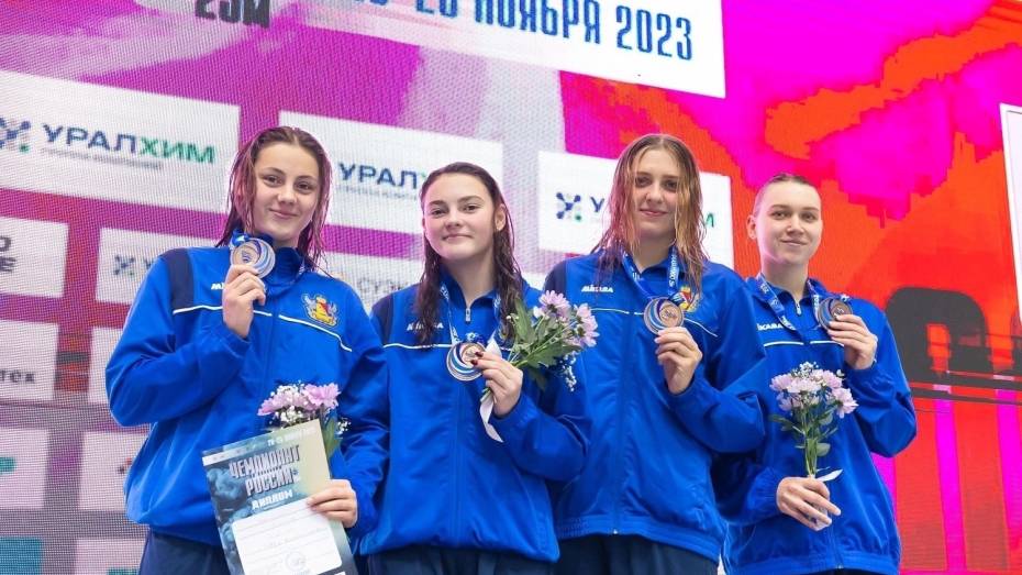 Воронежские пловцы привезли 5 медалей с чемпионата России