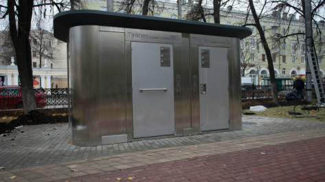 В сквере Воронежа установят общественный туалет за 446 тыс рублей