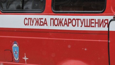 Пожар вспыхнул в шиномонтаже в Железнодорожном районе Воронежа