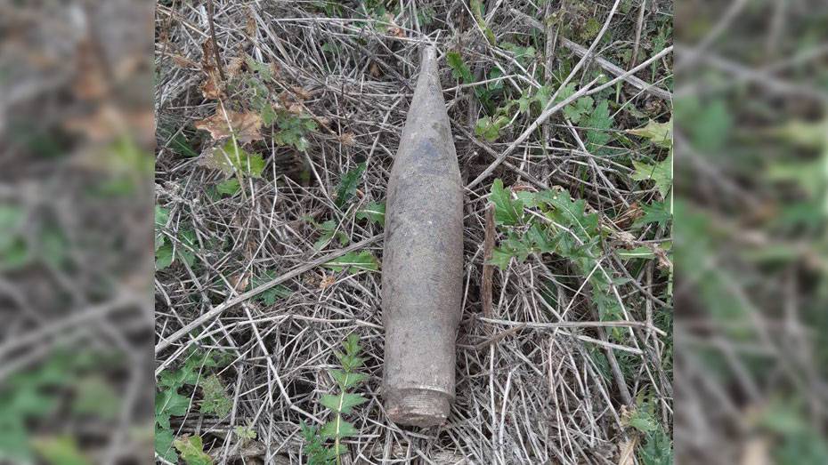 В Рамони экскаваторщик обнаружил снаряд от ручного гранатомета