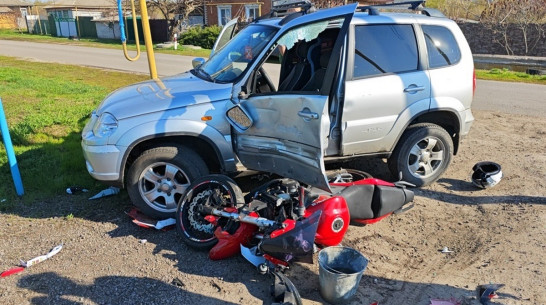 В Верхнем Мамоне 15-летний мотоциклист пострадал в ДТП