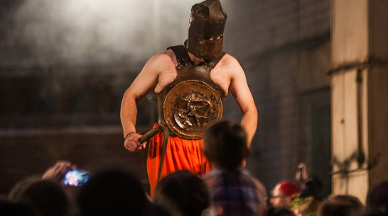 Воронежские актеры сыграли в спектакле польского уличного театра