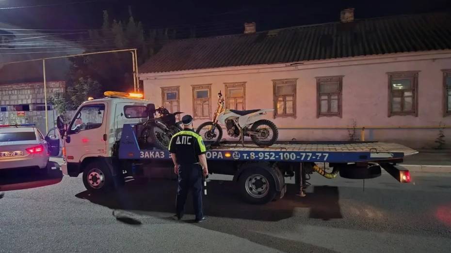 Несовершеннолетние воронежские байкеры лишились 5 мотоциклов
