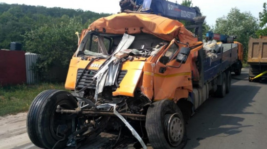 В Воронежской области грузовик протаранил жилой дом