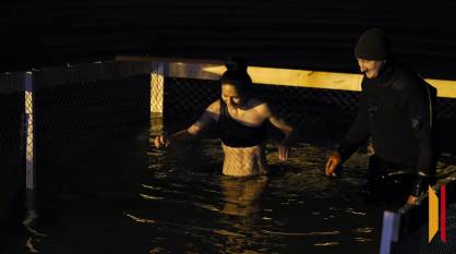 Воронежцам рассказали, как правильно окунаться в прорубь