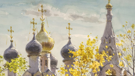 Московский художник Сергей Андрияка покажет в Воронеже акварельные храмы 