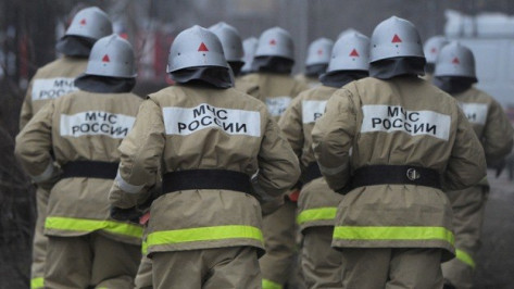 Крупный пожар в центре Воронежа потушили 20 спасателей