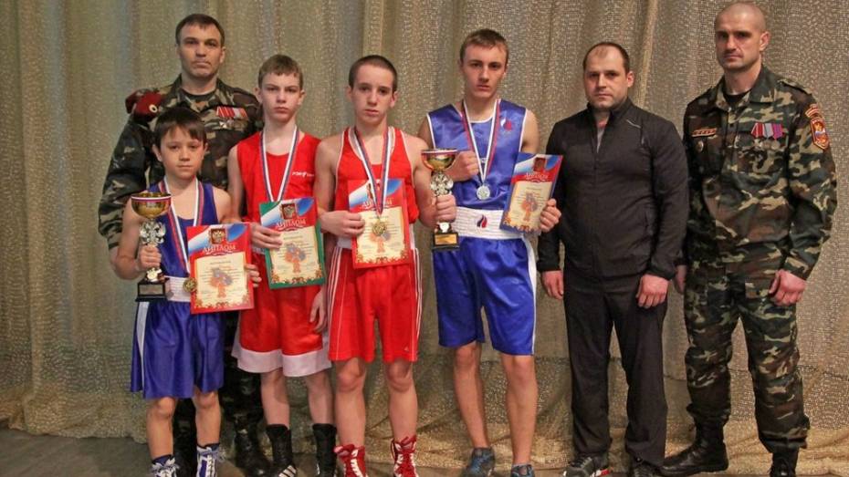 Грибановские боксеры завоевали 4 медали на турнире городов России