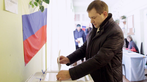 Председатель Воронежской облдумы проголосовал ранним утром