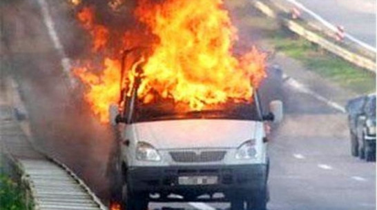 В Верхнехавском районе сгорел автомобиль «Газель»