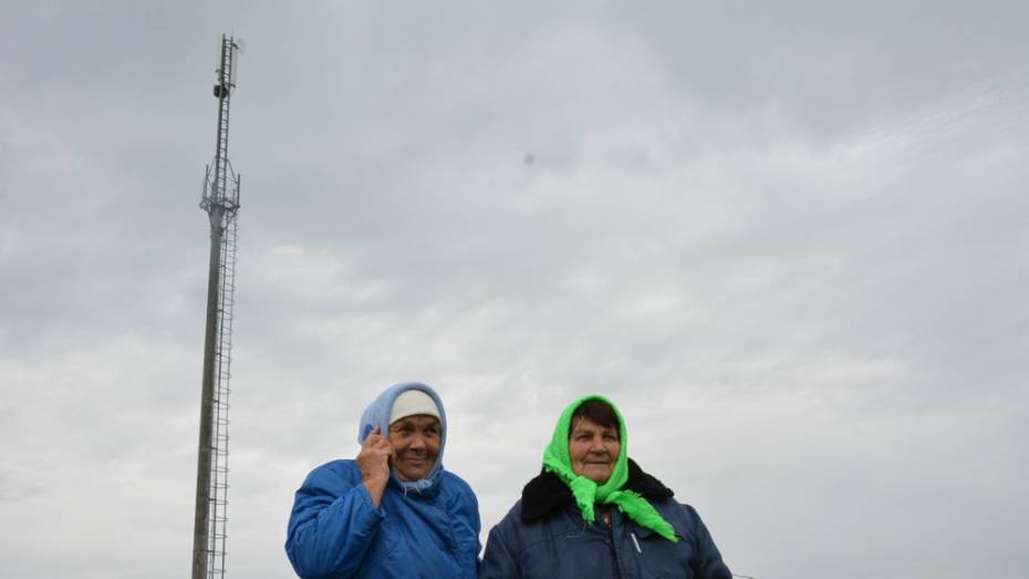 В острогожских селах Кривая Поляна и Дальняя Полубянка установили вышки сотовой связи
