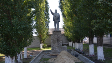 В Воронежской области памятник Ленину убрали с центральной площади города