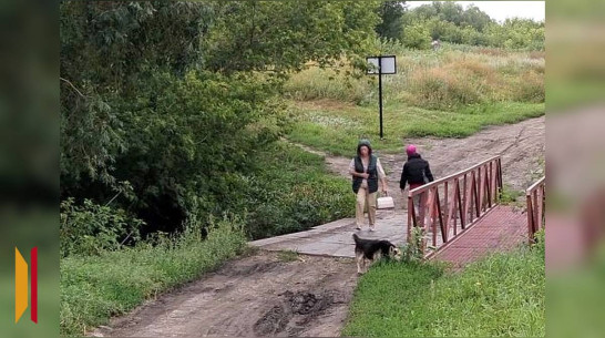 В терновских селах Липяги и Народное обновили переправы через реку Карачан