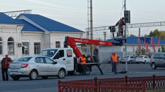  В Подгоренском районе установили первый светофор