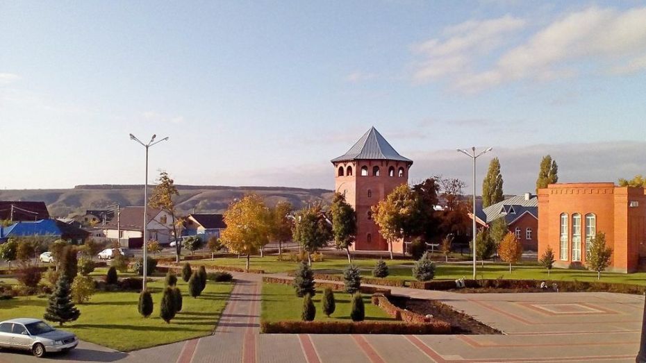 В Лисках на территории краеведческого музея построили сторожевую башню