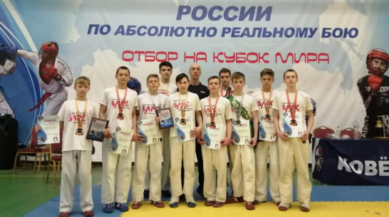 Борисоглебские рукопашники завоевали 4 «золота» на первенстве России