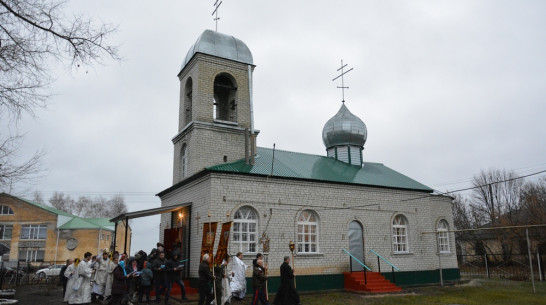 В острогожском селе Девица построили храм 