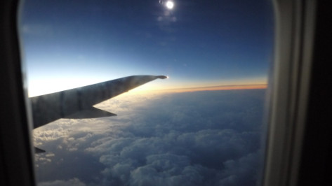 Воронежские астрономы увидели полное солнечное затмение с борта самолета