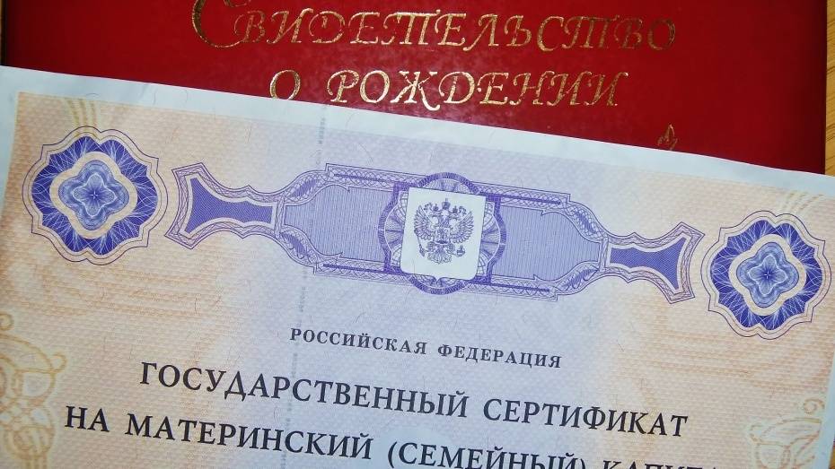 Жительнице Борисоглебска аннулировали сертификат на маткапитал