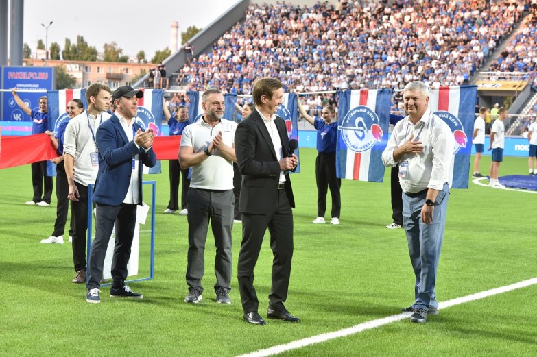 Выступление губернатора на торжественном открытии стадиона