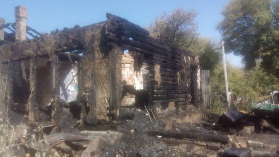 При пожаре в Воронежской области погиб мужчина