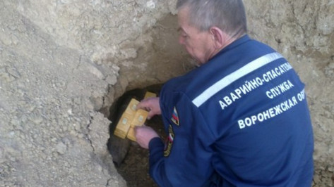 В центре Воронежа строители наткнулись на мину