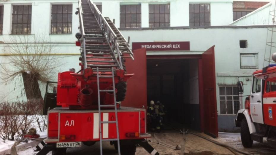 «Воронежский тепловозоремонтный завод» потушили 50 спасателей