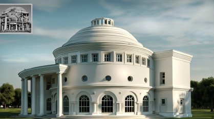 Нейросеть показала, как бы могли выглядеть утраченные здания Воронежа в 2025 году