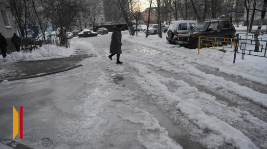 За неделю 391 воронежец пострадал из-за гололеда