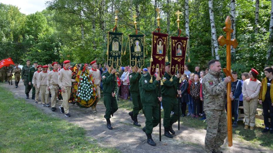 В Острогожском районе перезахоронили останки 64 солдат