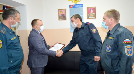 Пожарный доброволец из воронежского села получил благодарственное письмо от губернатора