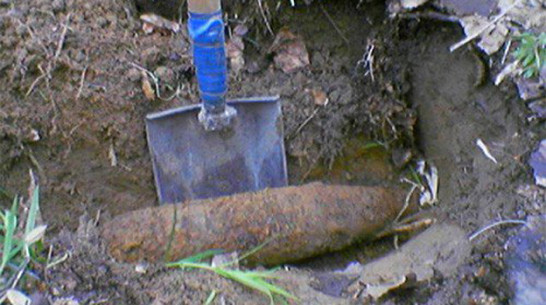 В Воронеже нашли очередной боеприпас времен войны