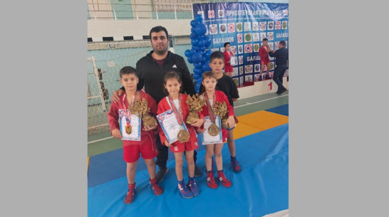 Таловчане взяли 3 золотые медали на турнире по самбо