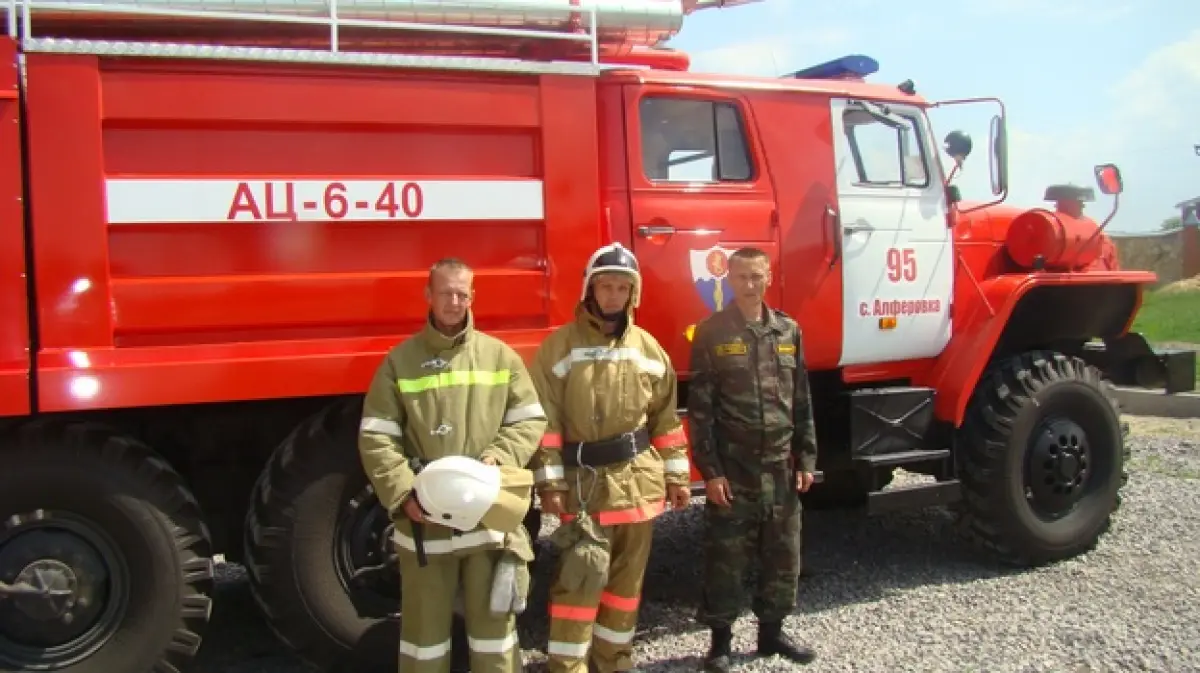 В новую пожарную часть новохоперского села Алферовка поступили пожарные  машины.