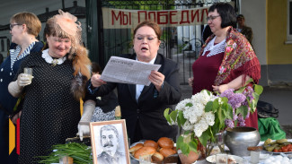 Историческую реконструкцию «Победный май» провели в Борисоглебске