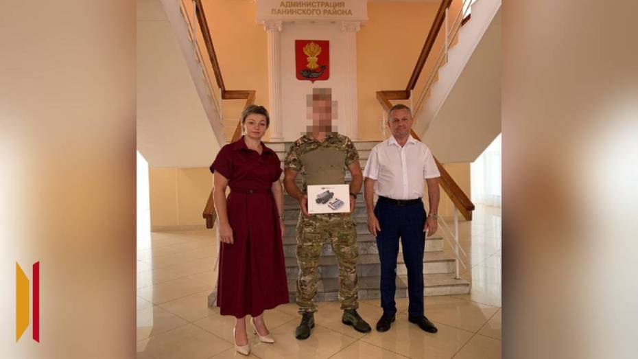 Панинцы передали квадрокоптер участникам СВО