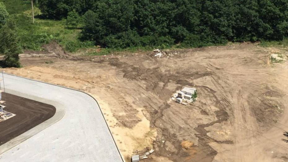 Воронежцы пожаловались на стекающие в сторону Центрального парка нечистоты