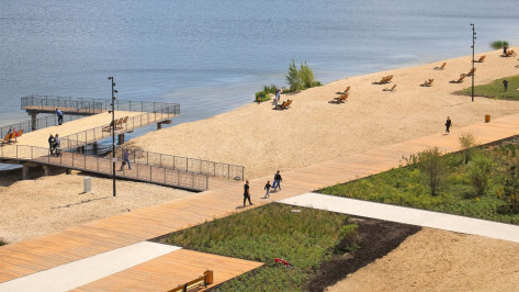 На Петровской набережной в Воронеже могут появиться детские площадки с элементами ПДД