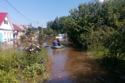 По 100 тыс рублей заплатят жильцам затопленных домов на левом берегу Воронежа