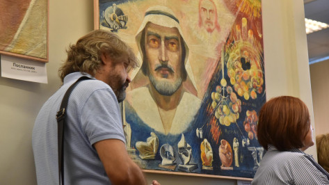 В Воронеже открылась выставка религиозной живописи автора «Памятника Славы»