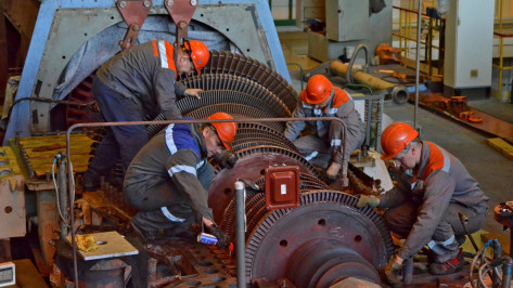 В Воронеже начали капремонт паровой турбины на ТЭЦ-2