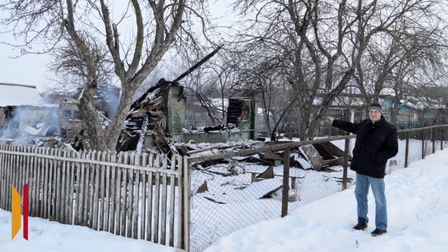 В Воронежской области соседи спасли женщину из горящего дома
