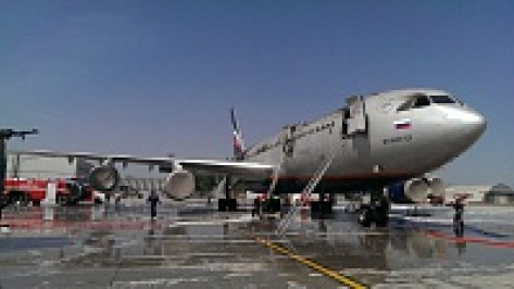 На стоянке аэропорта «Шереметьево» загорелся Ил-96 производства Воронежского авиазавода