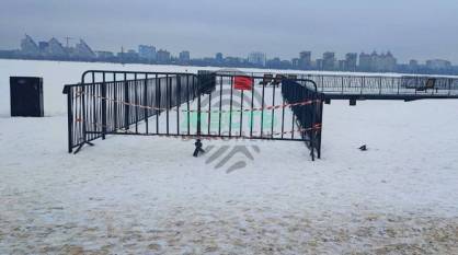 На Петровской набережной Воронежа объявили ЧС районного масштаба