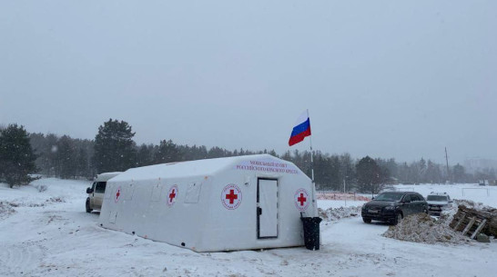 Российский Красный Крест обогрел и напоил чаем купавшихся в проруби воронежцев