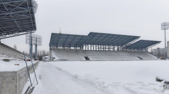 Звукоизоляция и разделение потоков. Готовность стадиона «Факел» в Воронеже составляет 65 процентов