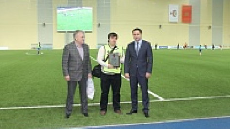 В Красноярске наградили воронежского журналиста за имя футбольному манежу